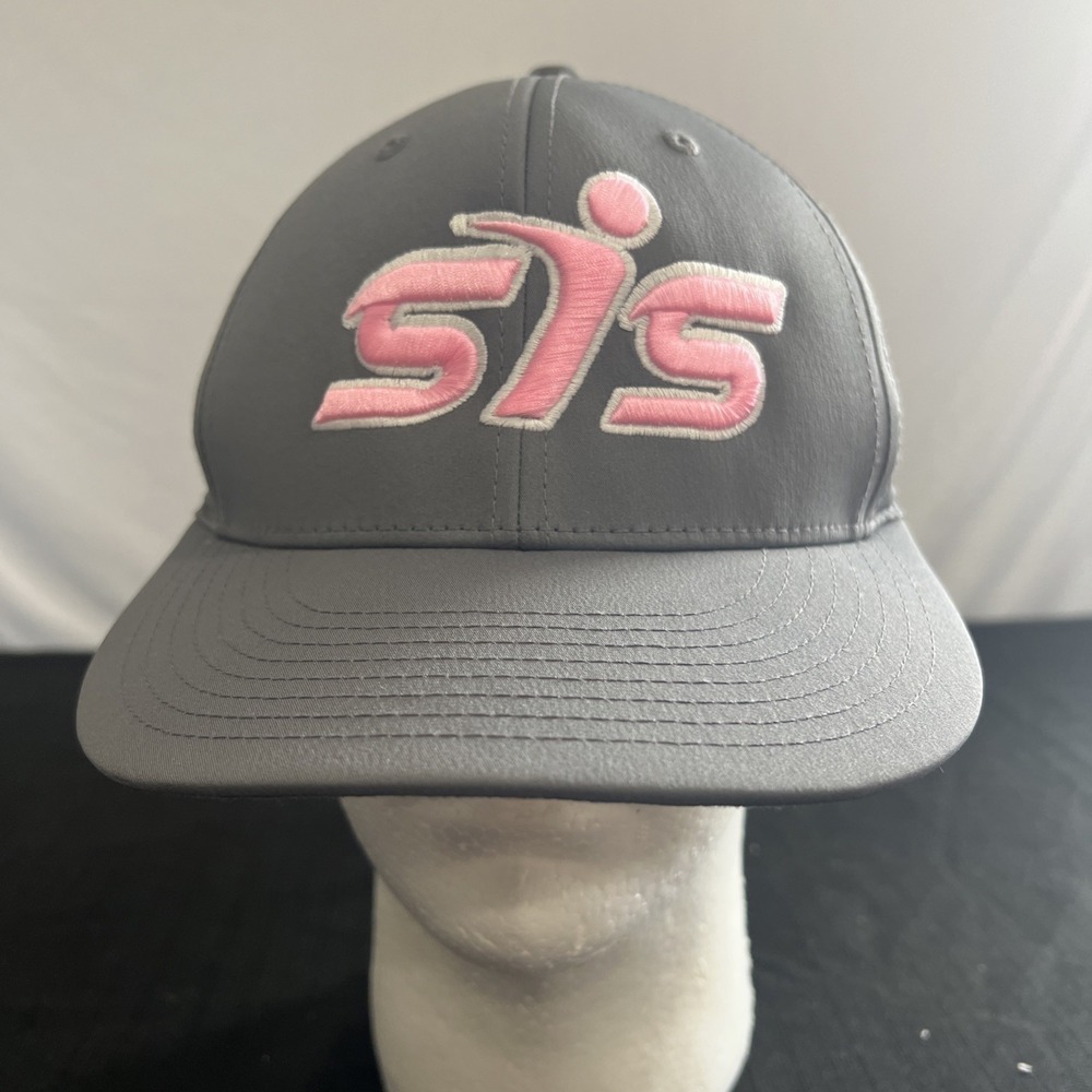 Richardson PTS Lite Flexfit Hat Gray Pink SIS Performance Cap SM-MD